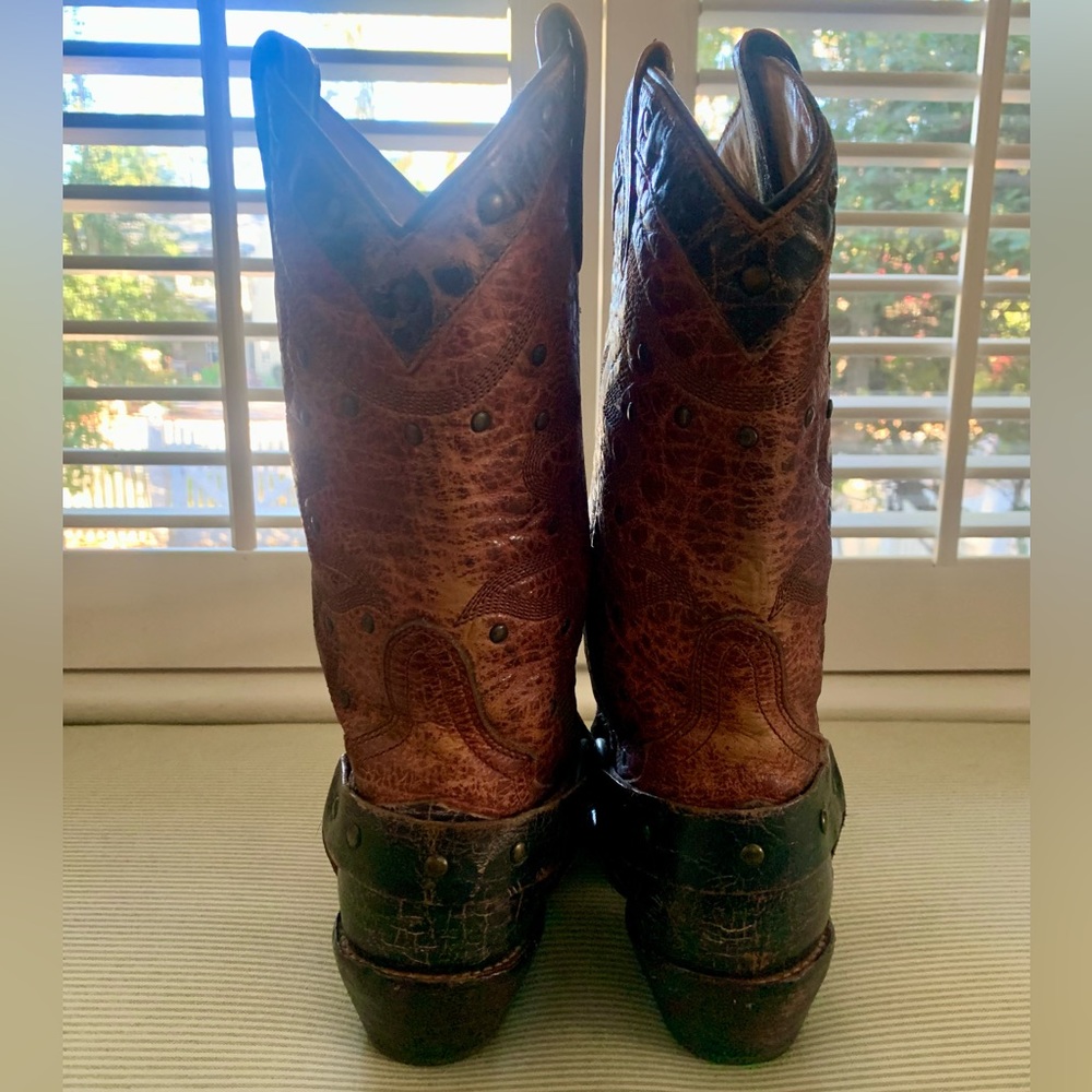 Bed Stu Distressed Western Leather Boots - Picture 6 of 8